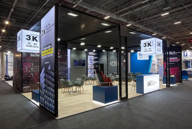 Üç KA Demir Çelik stand