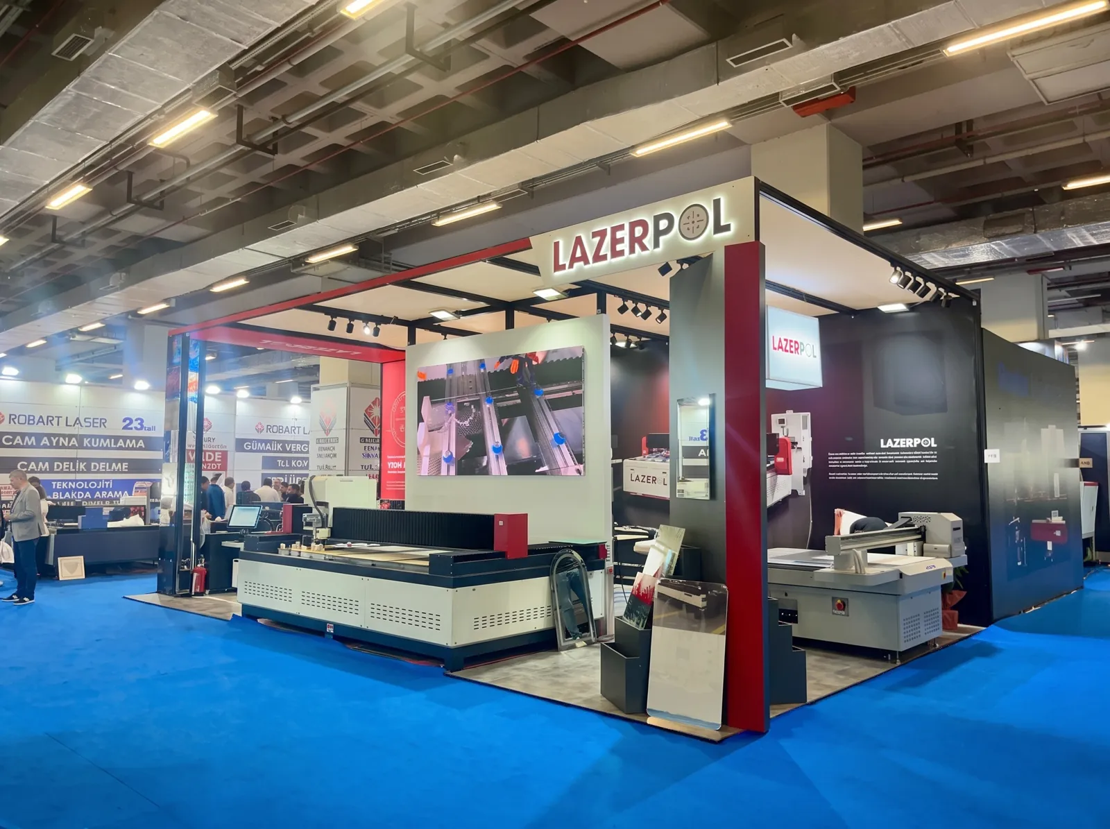 Lazerpol stand